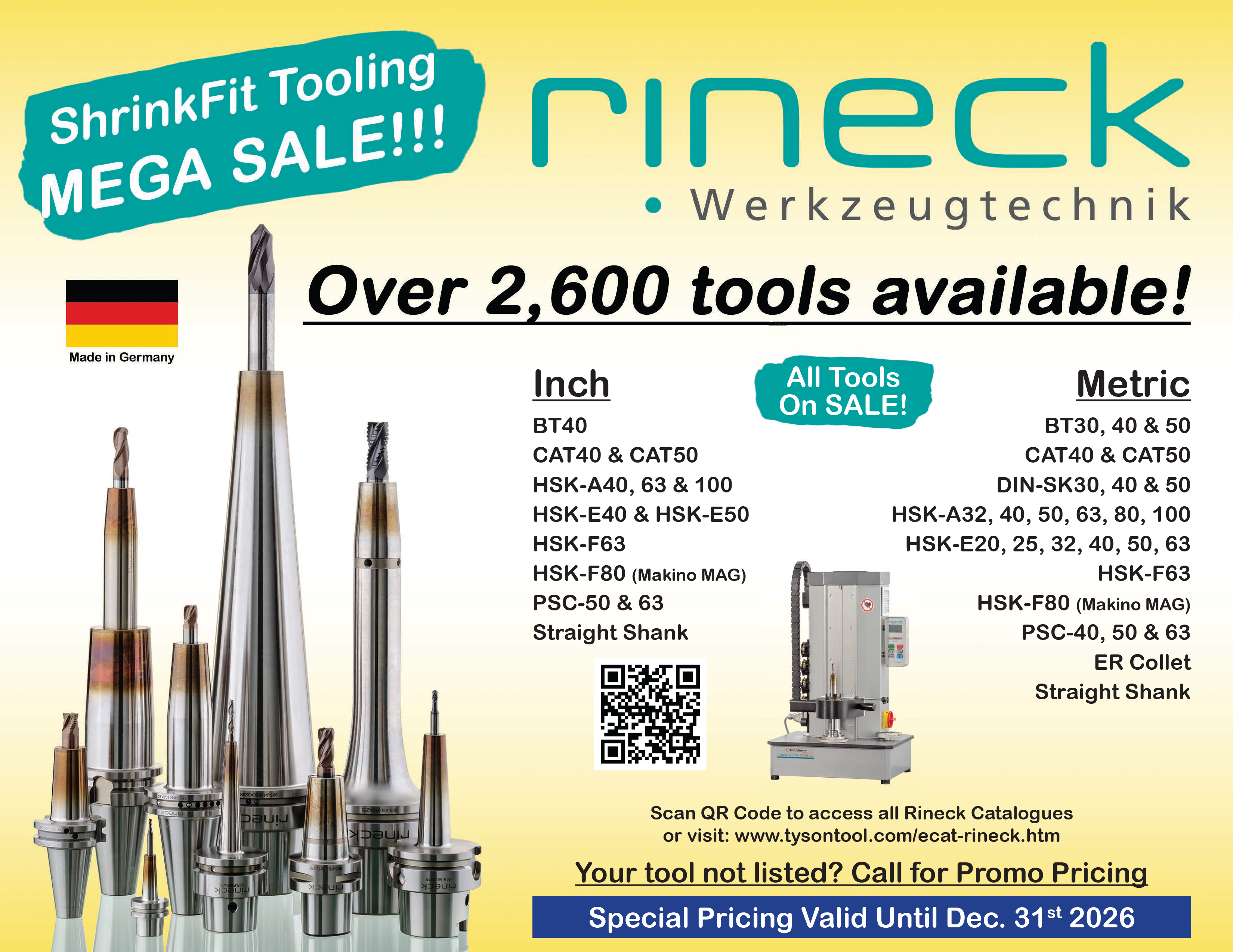 Milling Kits TYSON TOOL